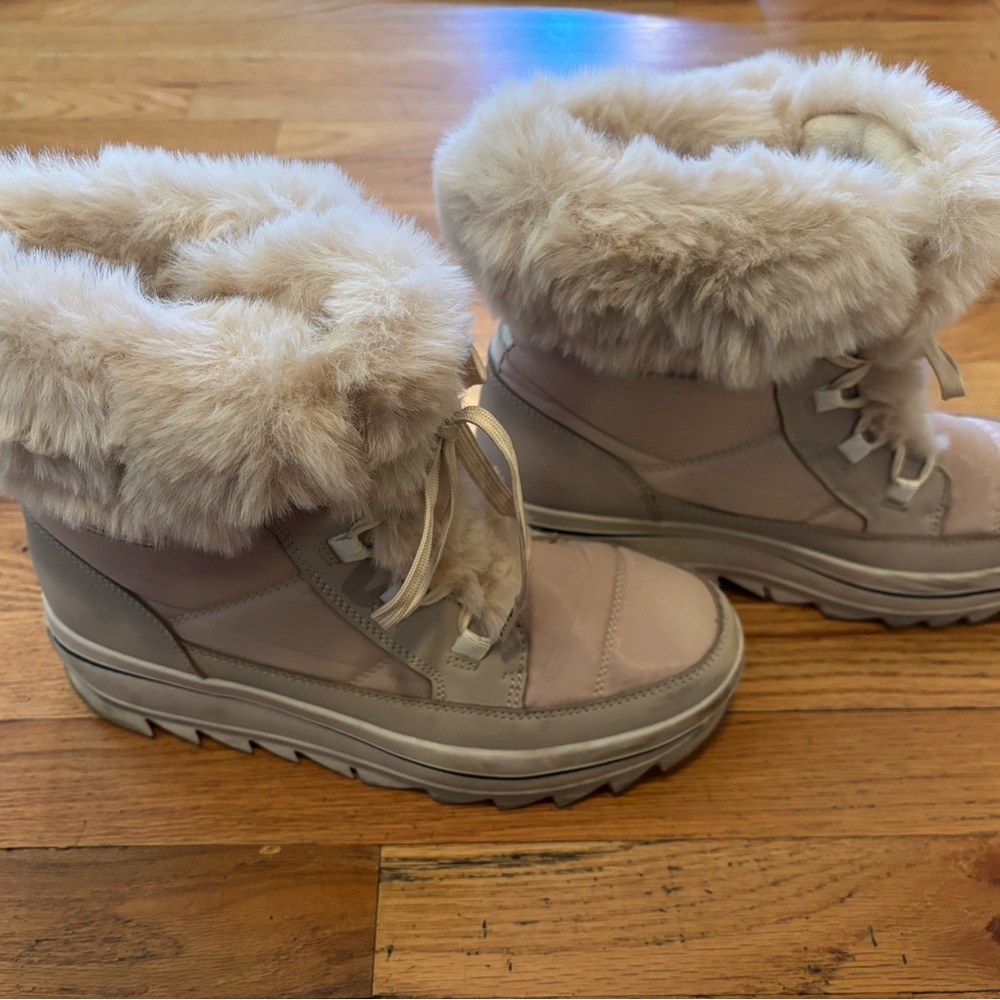 Pajar - Women's faux Fur-Lined Winter Boots - Cream